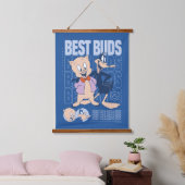 Porky Pig & DAFFY DUCK™ Best Buds Hangend Wandkleed (Slaapkamer)