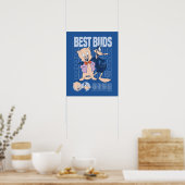 Porky Pig & DAFFY DUCK™ Best Buds Poster (Keuken)