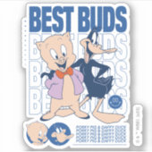 Porky Pig & DAFFY DUCK™ Best Buds Sticker (Voorkant)
