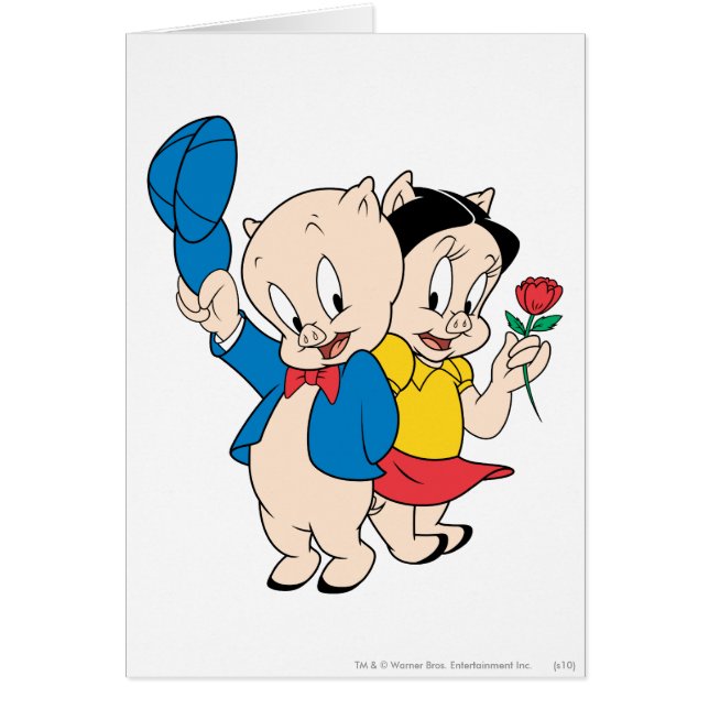 Porky Pig en Petunia (Voorkant)