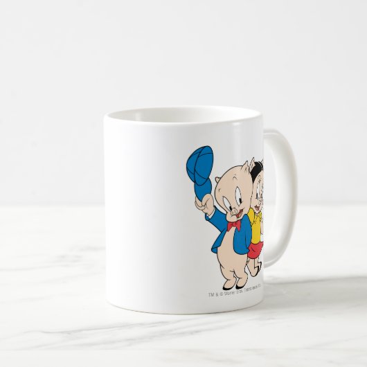 Porky Pig en Petunia Koffiemok (Voorkant rechts)