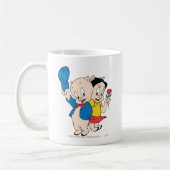 Porky Pig en Petunia Koffiemok (Links)