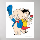 Porky Pig en Petunia Poster (Voorkant)