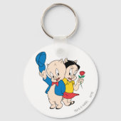 Porky Pig en Petunia Sleutelhanger (Voorkant)
