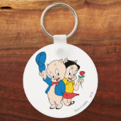 Porky Pig en Petunia Sleutelhanger (Voorkant)