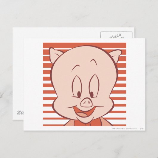 Porky Pig Expressive 23 Briefkaart (Voorkant / Achterkant)
