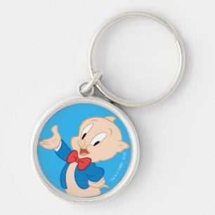 Porky Pig   Klassieke Pose Sleutelhanger