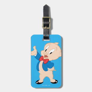 Porky Pig Klassieke post Bagagelabel