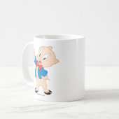 Porky Pig | Klassieke post Koffiemok (Voorkant links)