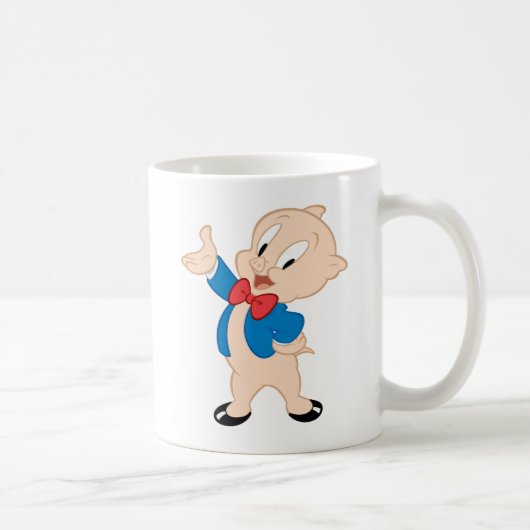 Porky Pig | Klassieke post Koffiemok (Rechts)