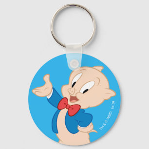 Porky Pig   Klassieke post Sleutelhanger