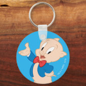 Porky Pig | Klassieke post Sleutelhanger (Voorkant)