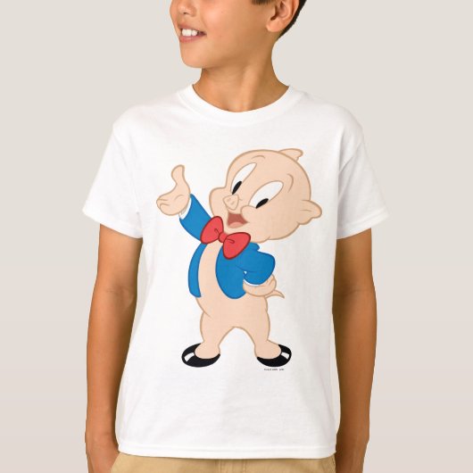 Porky Pig | Klassieke post T-shirt (Voorkant)