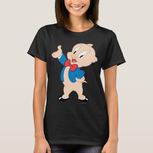 Porky Pig | Klassieke post T-shirt (Voorkant)