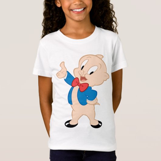 Porky Pig | Klassieke post T-shirt (Voorkant)