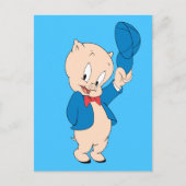 Porky Pig | PET Briefkaart (Voorkant)