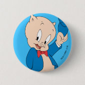 Porky Pig | PET Ronde Button 5,7 Cm (Voorkant)