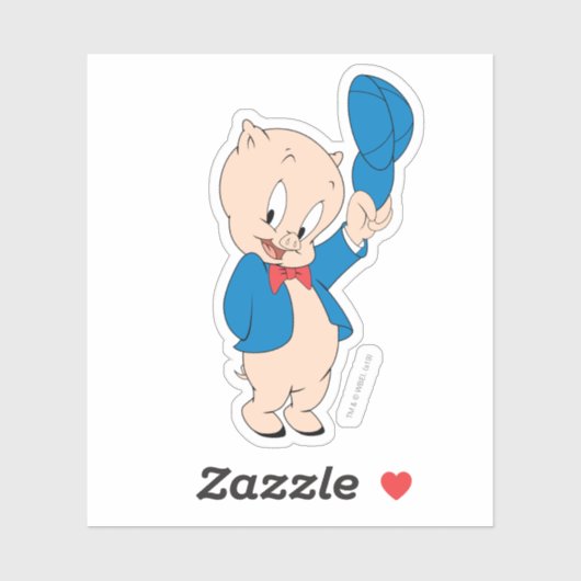 Porky Pig | PET Sticker (Vel)