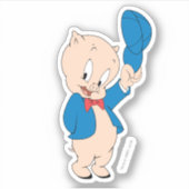 Porky Pig | PET Sticker (Voorkant)