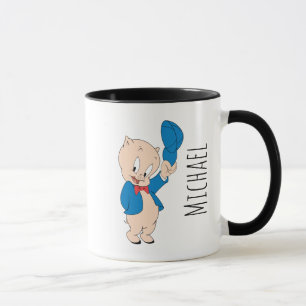 Porky Pig   Zwaaiende Hoed Mok