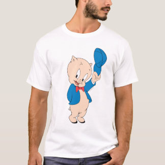 Porky Pig | Zwaaiende Hoed T-shirt