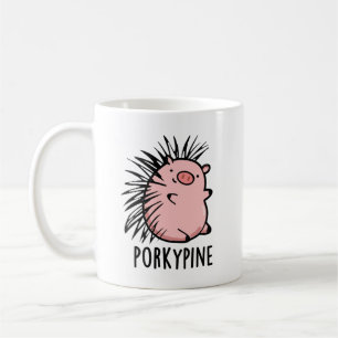 Porky-pine Grappige Porcupine Varken Pun Koffiemok