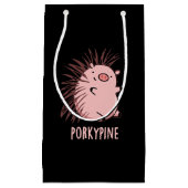 Porky-pine Grappige Stekelvarken Varken Grappige O Klein Cadeauzakje (Voorkant)