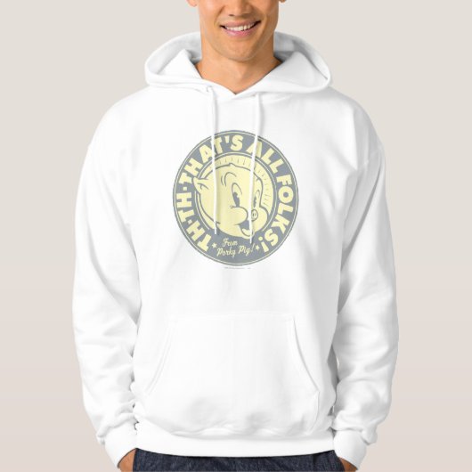 Porky TH-TH-THAT'S ALL FOLKS! Hoodie (Voorkant)