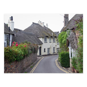 Porlock, Somerset Foto Afdruk