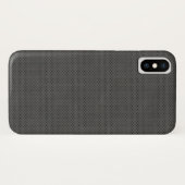 Porous Dark Metal Micro Pattern Case-Mate iPhone Case (Achterkant (horizontaal))