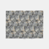 Porous Stone | Patroon in contanten | Fleece Deken (Voorkant (Horizontaal))