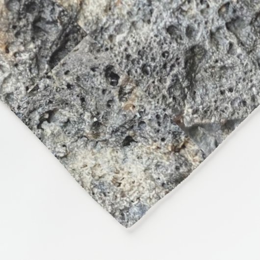 Porous Stone | Patroon in contanten | Fleece Deken (Hoek)
