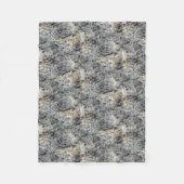Porous Stone | Patroon in contanten | Fleece Deken (Voorkant)
