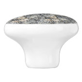 Porous Stone | Patroon in contanten | Keramische Knop (Zijkant)