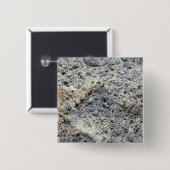 Porous Stone | Vierkante Button 5,1 Cm (Voorkant /achterkant)
