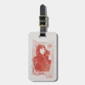 PORPENTINA GOLDSTEIN™ Illustratie Bagagelabel (Voorkant verticaal)