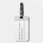 PORPENTINA GOLDSTEIN™ Illustratie Bagagelabel (Achterkant verticaal)