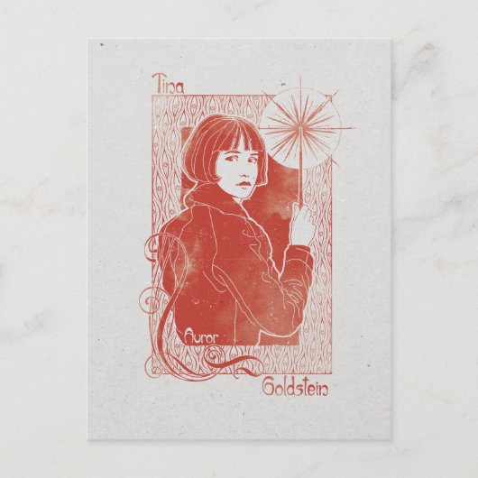 PORPENTINA GOLDSTEIN™ Illustratie Briefkaart (Voorkant)