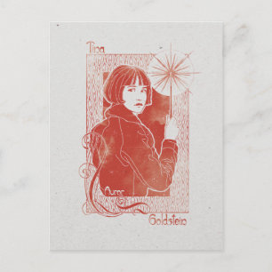PORPENTINA GOLDSTEIN™ Illustratie Briefkaart