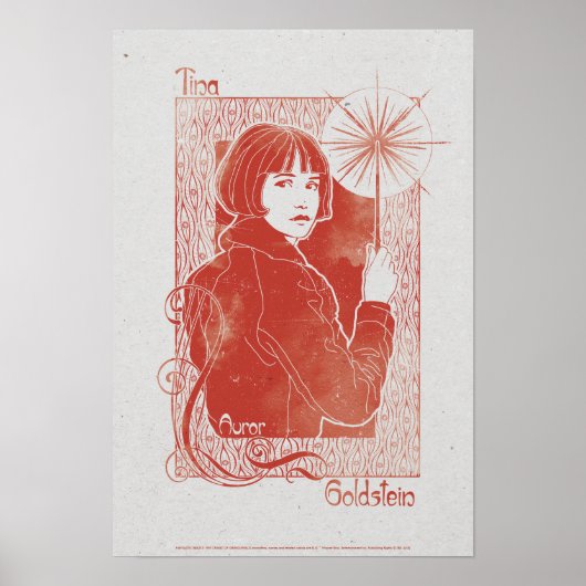 PORPENTINA GOLDSTEIN™ Illustratie Poster (Voorkant)