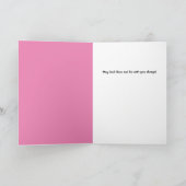 'Porphurous' gevouwen zegenend Wenskaart Kaart (Binnen)