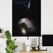 Porpoise Galaxy uit Hubble (NGC 2936) - poster (Thuiskantoor)