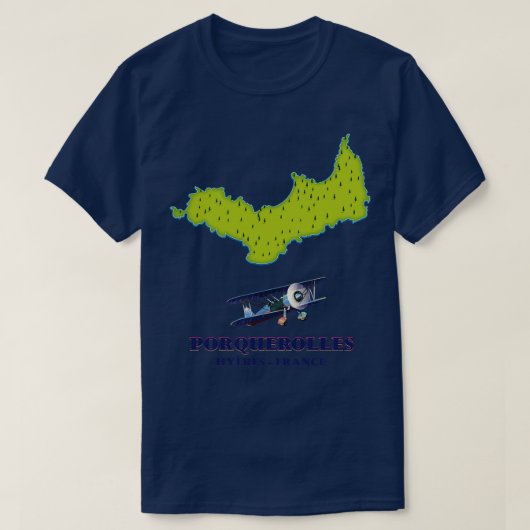 Porquerolles France Cyprus T-shirt (Design voorkant)