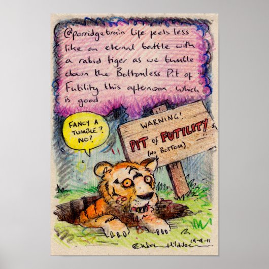 @porridgebrain irkafirka print (Voorkant)