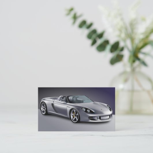 Porsachtig Visitekaartje Contactkaartje (Staand voorkant)