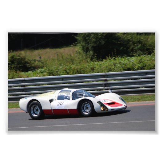 Porsche 906 Carrera 6 Le Mans Classic 2018 Foto Afdruk (Voorkant)
