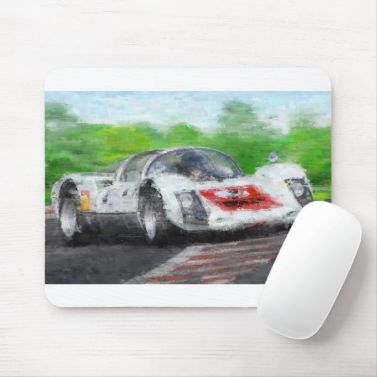 Porsche 906 Carrera Muismat (Met muis)