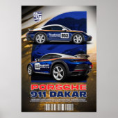 PORSCHE 911 DAKAR POSTER (Voorkant)