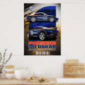 PORSCHE 911 DAKAR POSTER (Keuken)