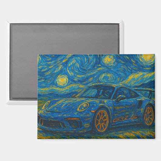 Porsche 911 GT3 RS Magneet (Voorkant / Achterkant)